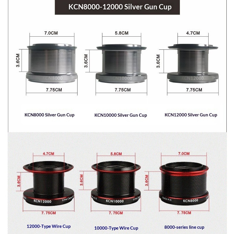 Daiwa Reel Bg - DIWA, seria KCN – metalowa szpula